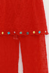 YANYAN KNITS 25 Spring/Summer BOLOR Trousers Skirt YYK-YYW25-0101-HONG Red YYW25-0102